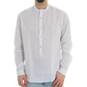 CAMICIA A RIGHE BIANCO